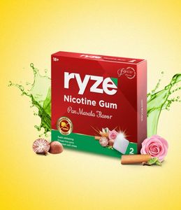 RYZE गम्स फ्लेवर्ड पान फ्लेवर - 2mg Pack Of 5