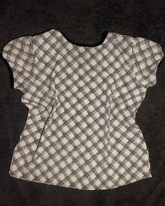 Simple Aesthetic Checkered Pattern Shirt