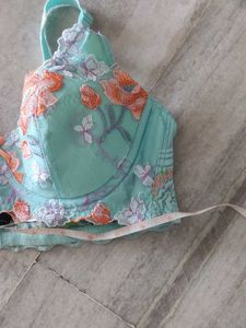 Imported Blue Lace Bra