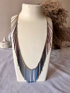 Multi-Chain Fringe Statement Necklace