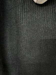 New Cozy Black Knit Cardigan with hoodie for L &amp;xl