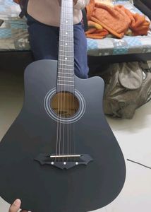 intern INT-38C-BK Acoustic Guitar Linden Wood Rose
