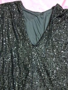 Fully Sequined Mini Dress Or Long top