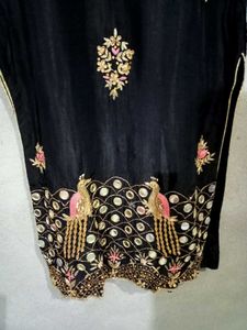 Festival wear black salwar suit