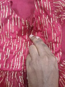Red Net Frock