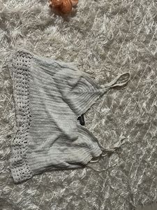 Crochet Knit Crop Top