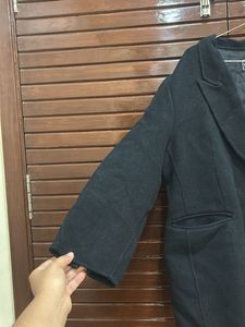 Womens Black Winter Overcoat Fit Upto 3xl