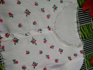 Floral Ribbed Cardigan