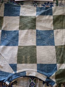 Twisted Front Checkered Top
