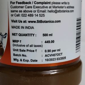 St Botanica Apple Cider Vinegar 500 Ml