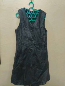 Beautiful Black Leather Dress