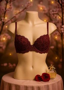 🇳🇿💫💗 Maroon Sexy Look Lace Bra