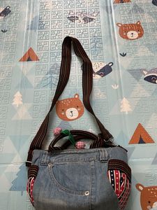 Denim Upcycled Backpack