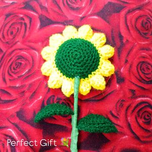 crochet Sunflower stick 🌻✨🧶