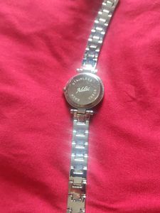 Addic Silver Rhinestone Watch