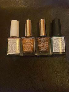 Miniso And W Nail Polish Bundle - 4 Unique Colors!
