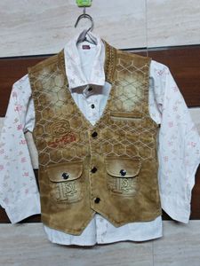 Party Wear Shirt With Jacket