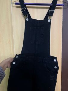 FLASH SALE Black Denim Dungaree @290