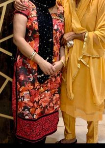 Beautiful Pant Kurta Dupata Set Best For Outside F
