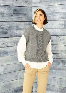 Korean Imported Cable Knit Sweater Vest