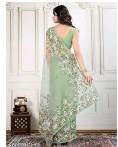 Tanya mittal sadi. fancy net saree   cash on  deli