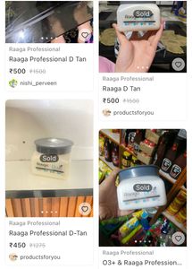 Raaga Professional D Tan Mask