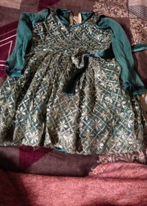 Elegant Green Ethnic Gown