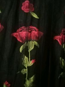 Netted Black Skirt