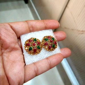 Vintage Gold Plated Studs Impone Work