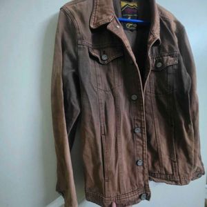 The Roadster Men Brown Denim Jacket