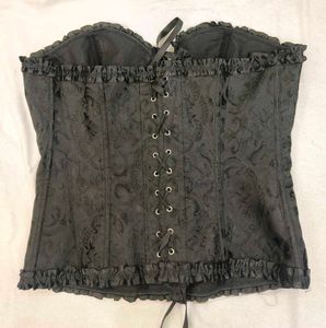 Elegant Black Corset Top