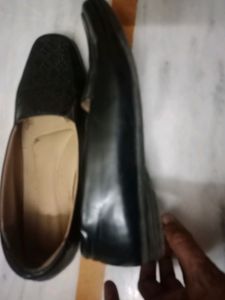 Black Cut Shoes