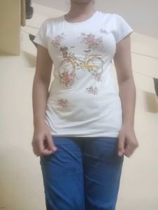 Floral Bicycle Tee