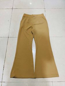 Tan Flared Pants