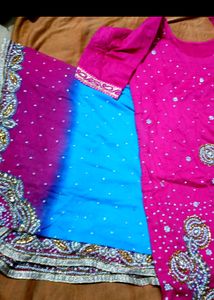 Partywear Heavy Kurti With Necklace Dpt