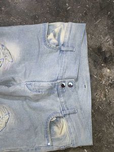 Leaf Design Jeans