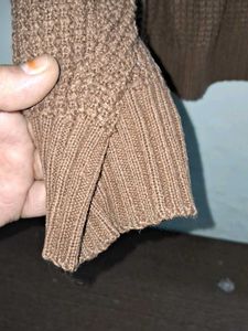 Brown Knit Sweater