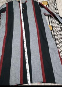 Anouk Striped Cotton Kurta