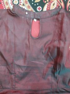 Elegant Maroon Dress