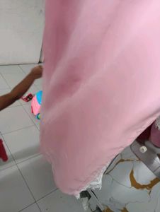Pink Embroidered Kurta and dupatta