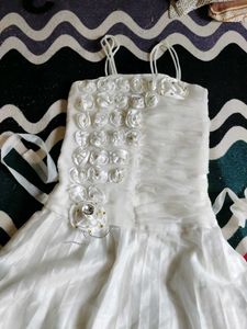 Wedding 💍 Style WHITE FAIRY FROCK WITH COAT