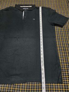 Calvin Klein Golf Tshirt For Men Black Size L