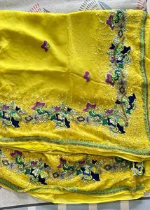 Handwork Heavy Saree For Wedding Season
