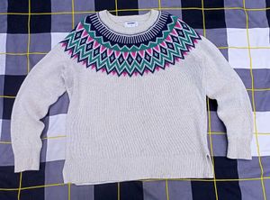 Old Navy Patterned Sweater
