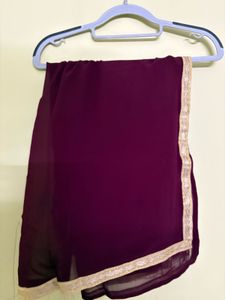 Elegant burgundy Kurta Sarara Set