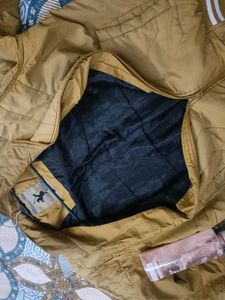 Cantabil Men Winter Mustard Jacket In L Size