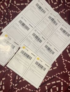 shipping label