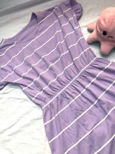 Striped Lavender Dress