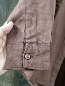 Brown Shirt Top