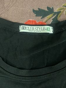 Women Xxl Size Black Tshirt On Sale